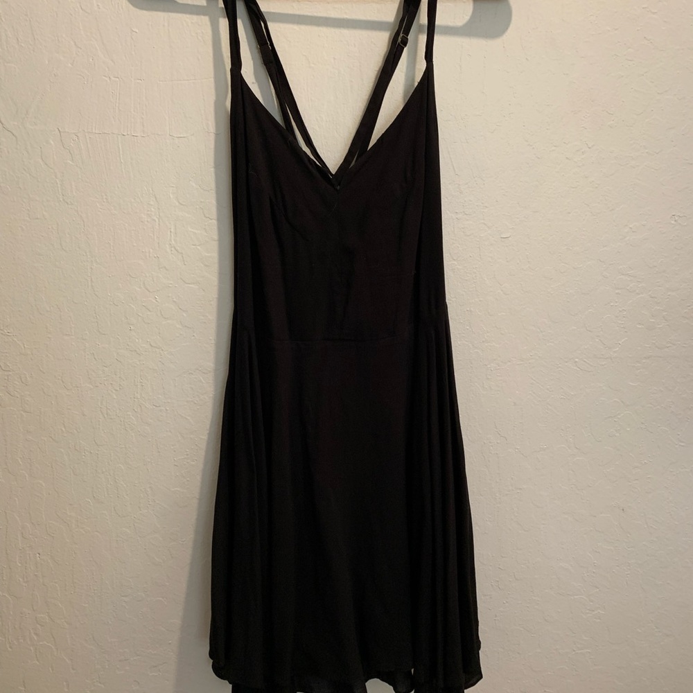 UO Kimchi Blue Little Black Strappy Dress - 4
